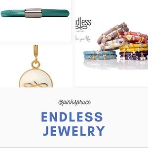 NIB Endless bracelet green bayou w/charm